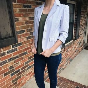 GAP Seersucker Blazer Size Small